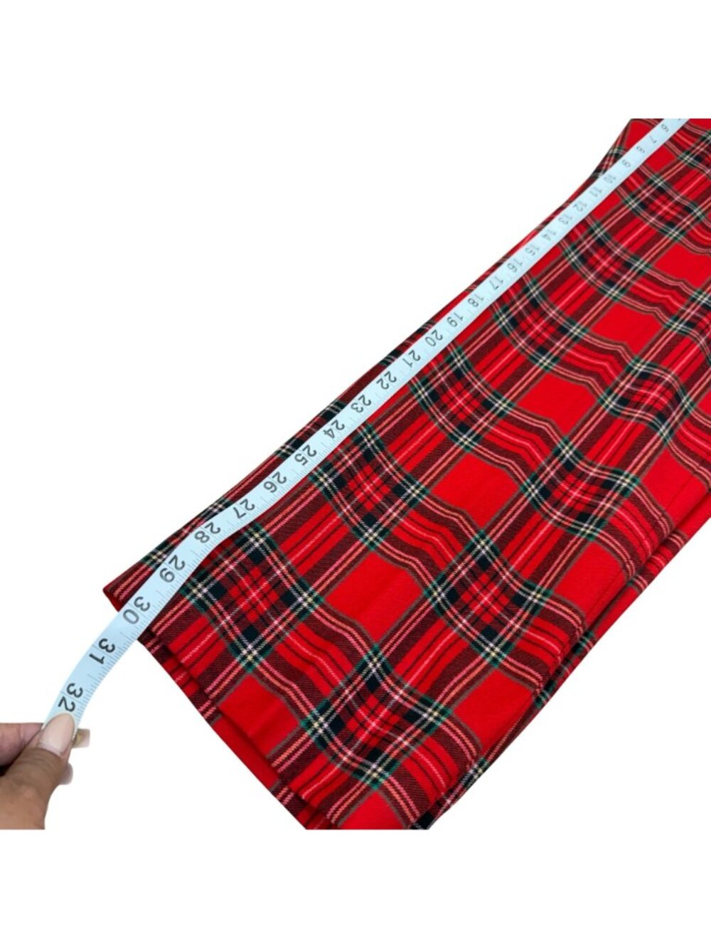 J.Crew Kate Womens Red Plaid Tartan Wool Blend Pants Size 8 Classic Fit Lined - Picture 8 of 14
